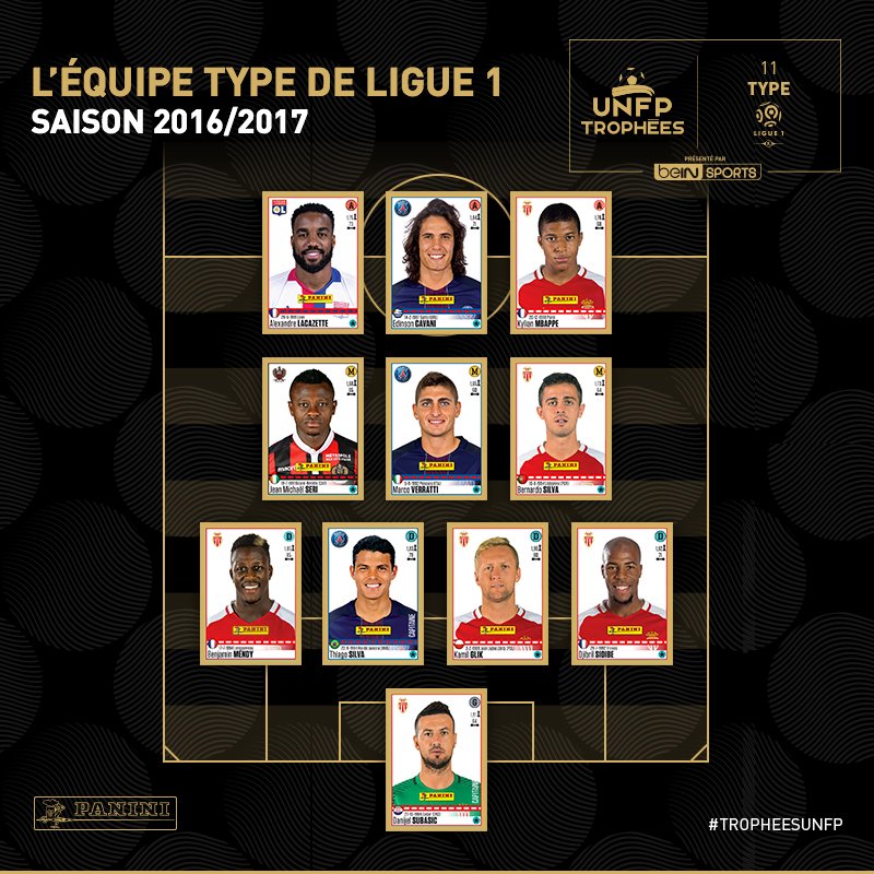 Ligue 1 Team of the Year 2016 17
